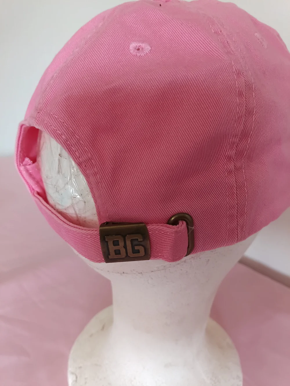 Busch Gardens Pink Retro Tourist Strap back Baseball Cap Hat